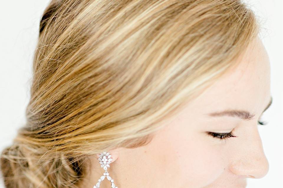 Angelina wedding earrings