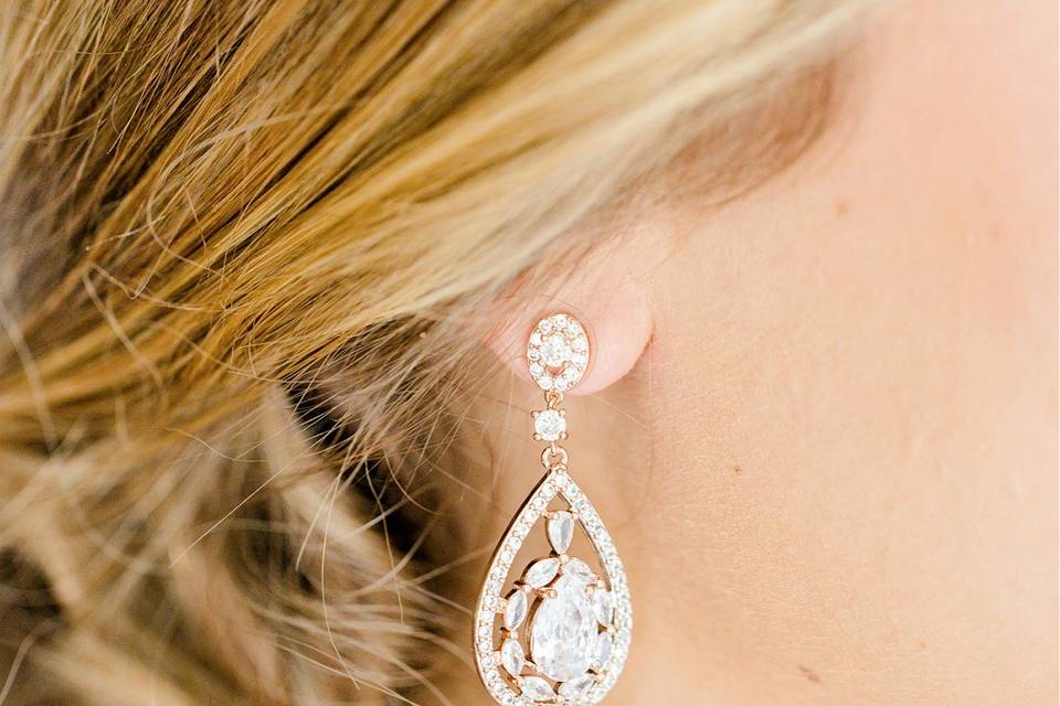 Serena wedding earrings