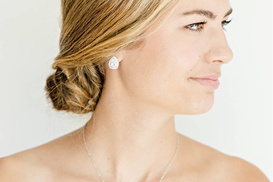 Jasmine wedding earrings
