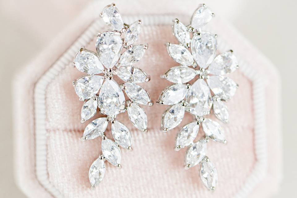 Valentina wedding earrings