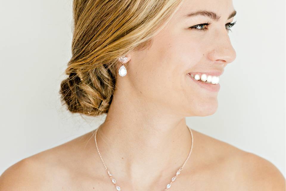 Angelina wedding earrings