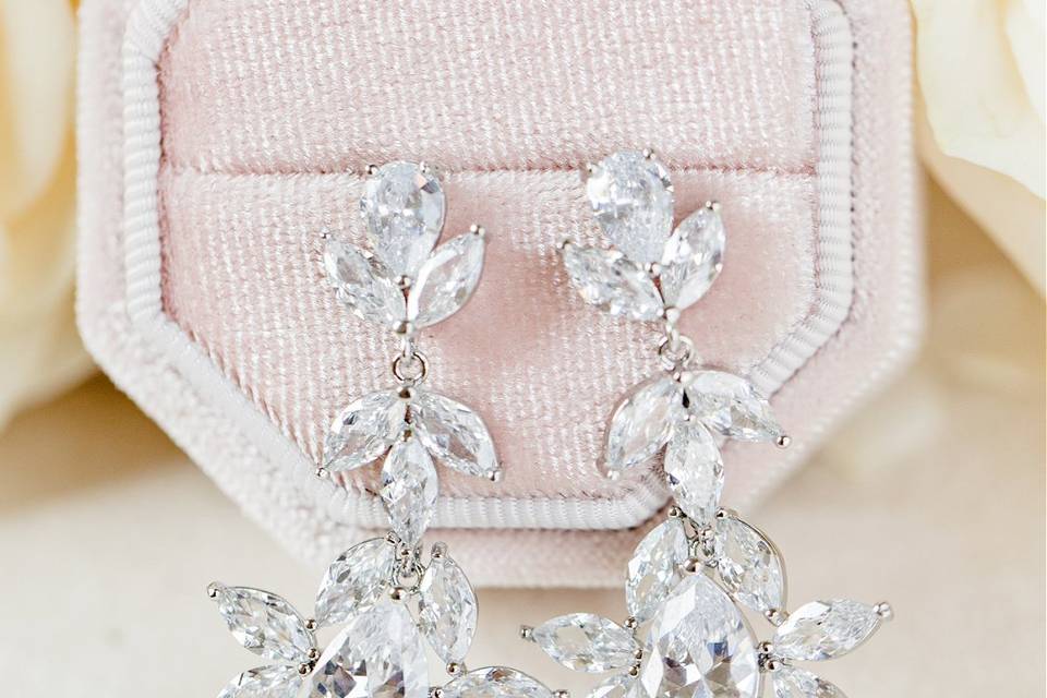 Duchess wedding earrings