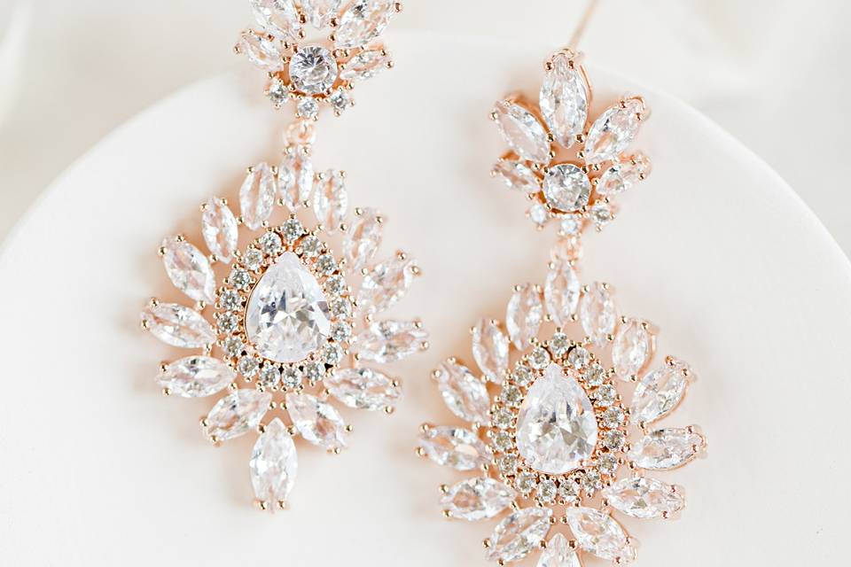 Penelope wedding earrings