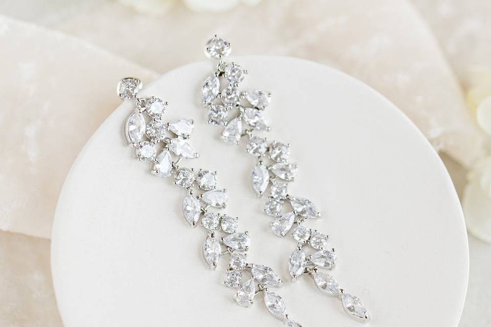 Georgiana wedding jewelry set