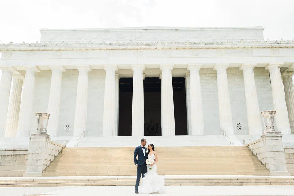 Lincoln Memorial DC wedding