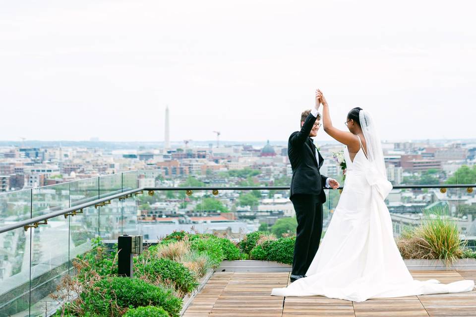 Washington D.C rooftop wedding