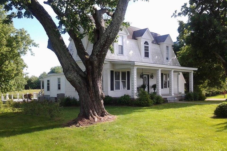 Lake house exterior