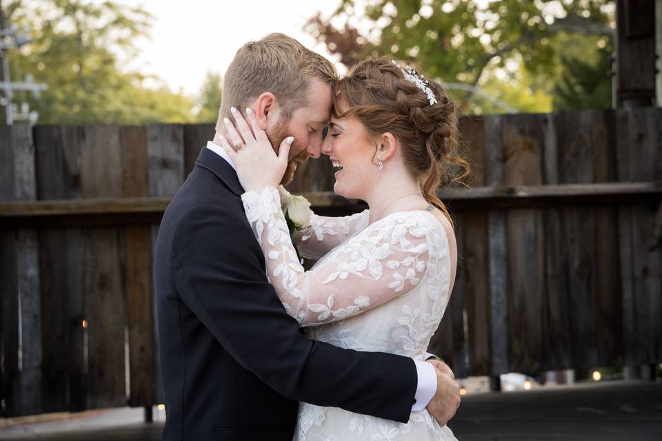 Ole Blue Truck Farm Wedding