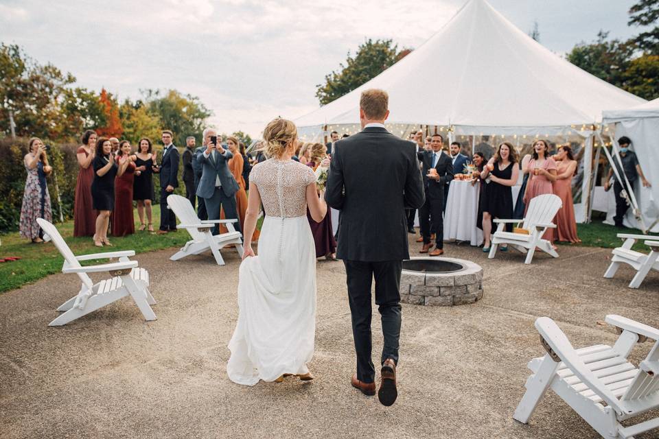 Beautiful sailcloth tent