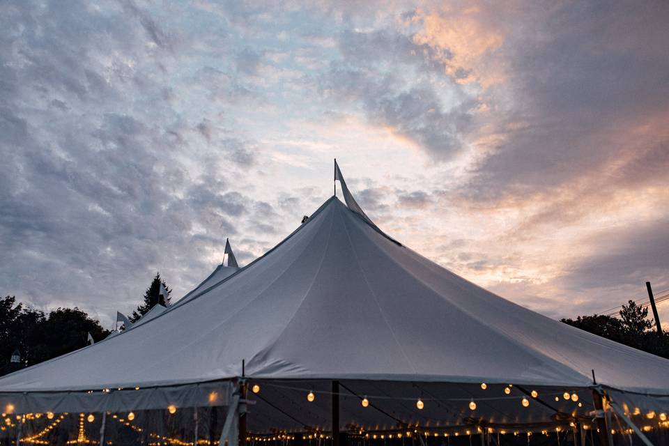 Beautiful sailcloth tent