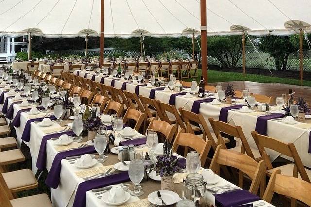 Reception table setup