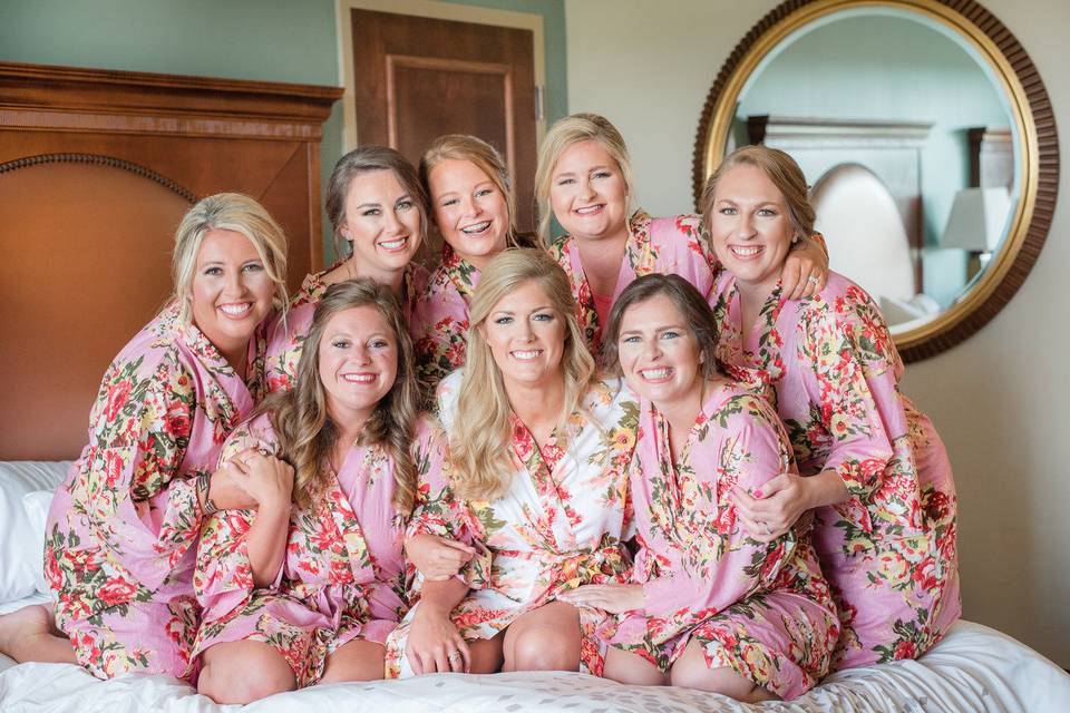 The bridal party