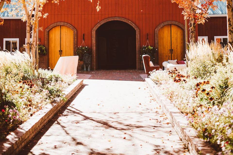 Fall Courtyard