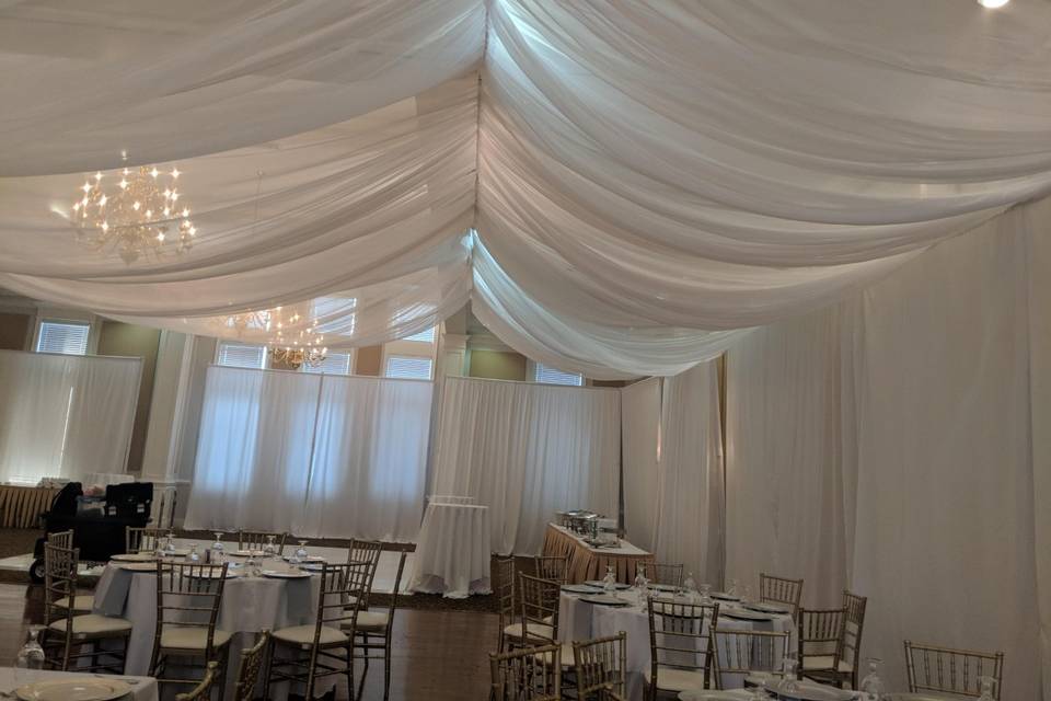 Ceiling Draping