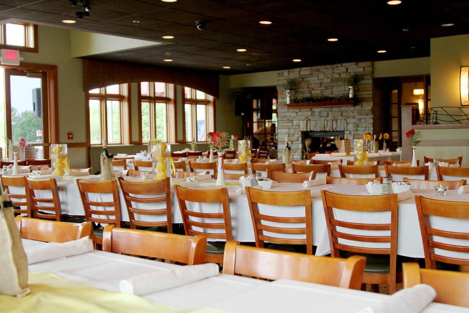 Indoor reception set-up