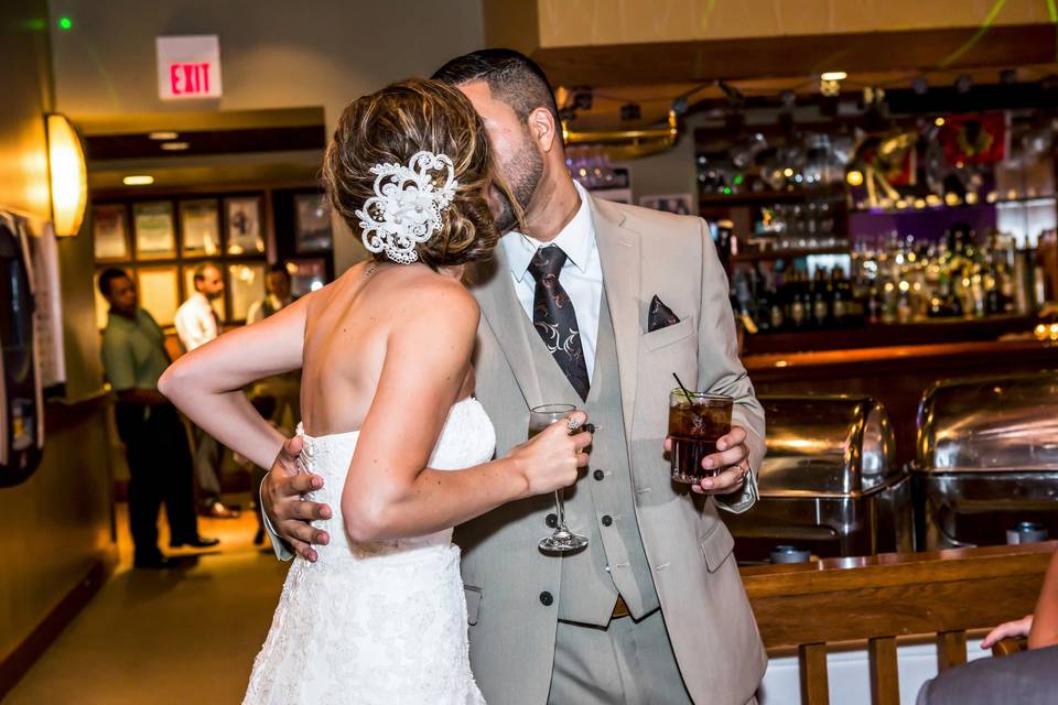 Couple kissing