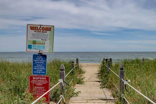 Beach Entrance Right Here
