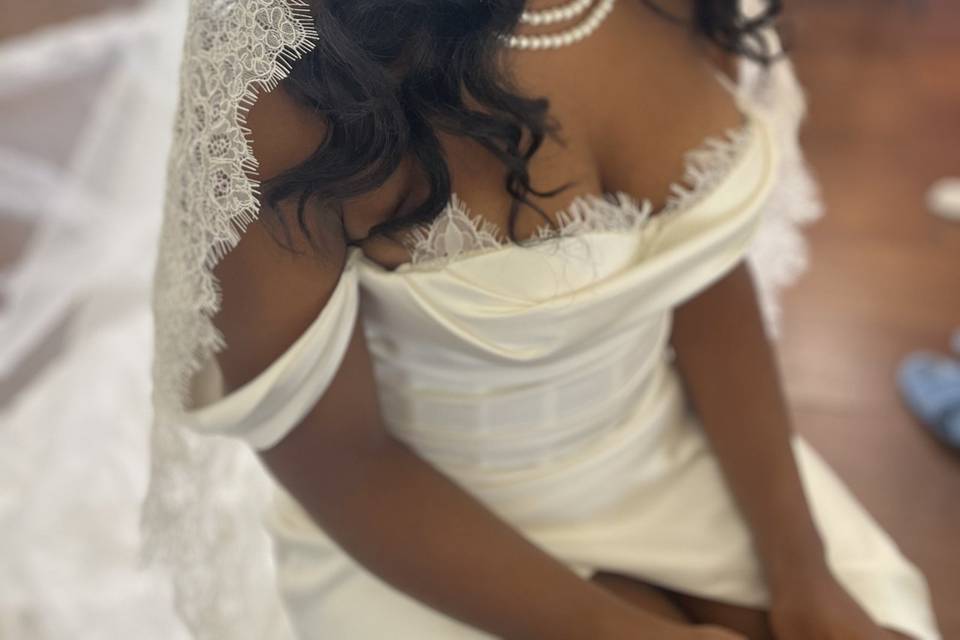 Half Wig With Hollywood Waves