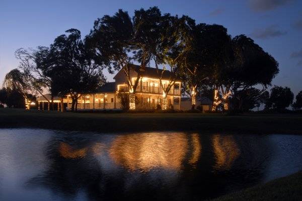 Evening lights and reflection