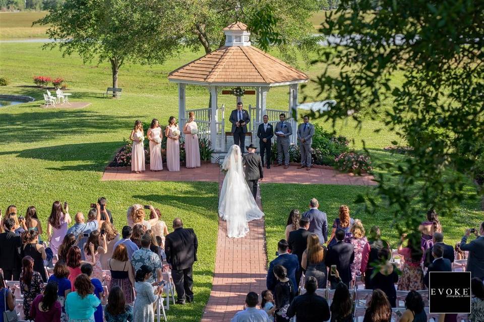 Outdoor wedding