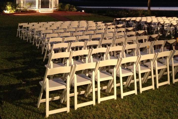 Outdoor wedding space