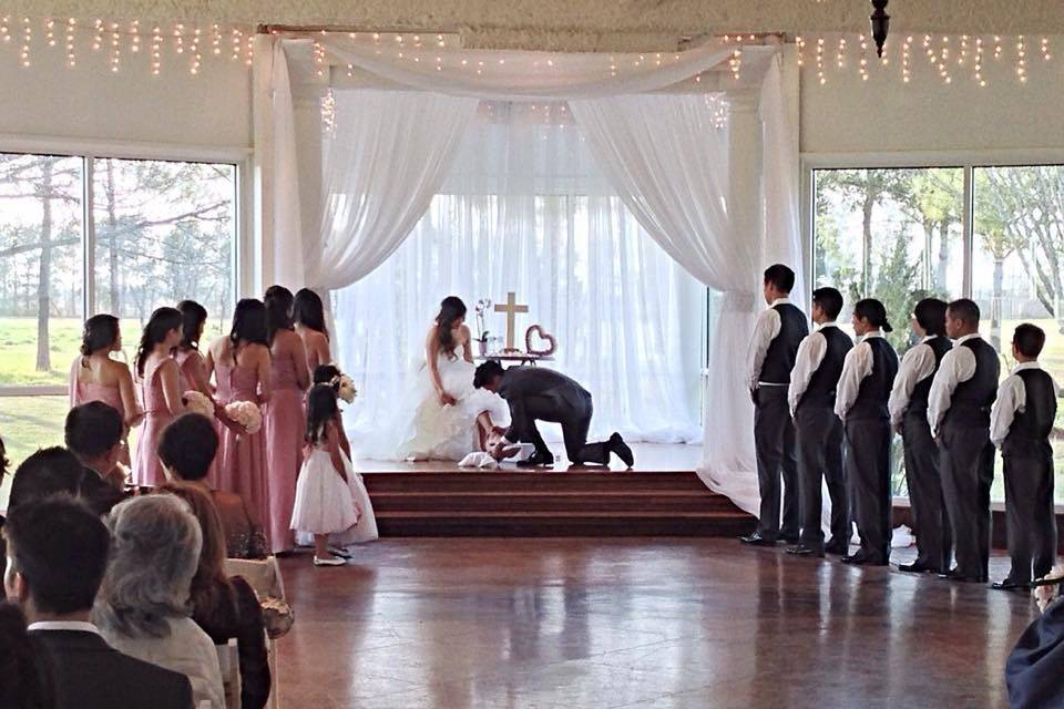 Indoor ceremony