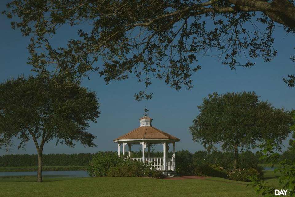 Gazebo in the evening