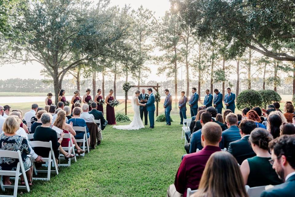 Outdoor wedding