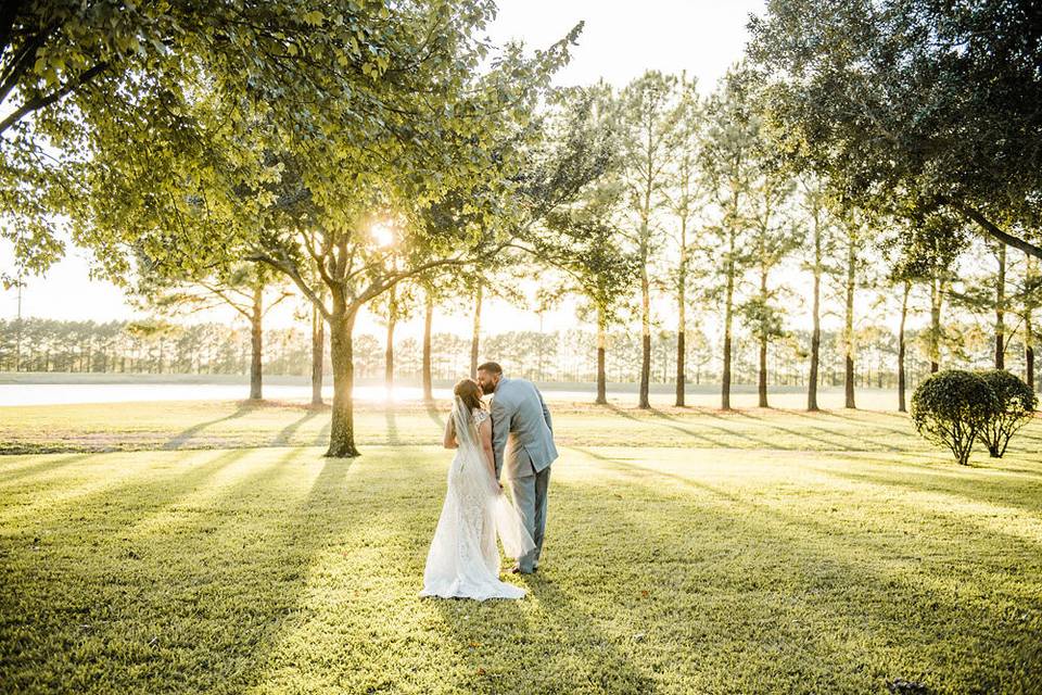 Sweet bride and groom pic