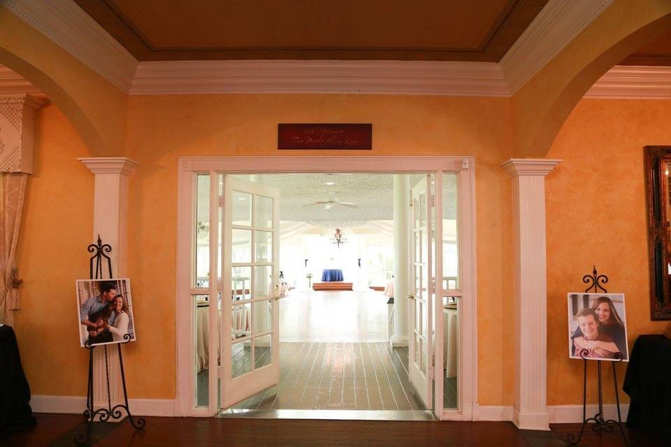 Big room entrance
