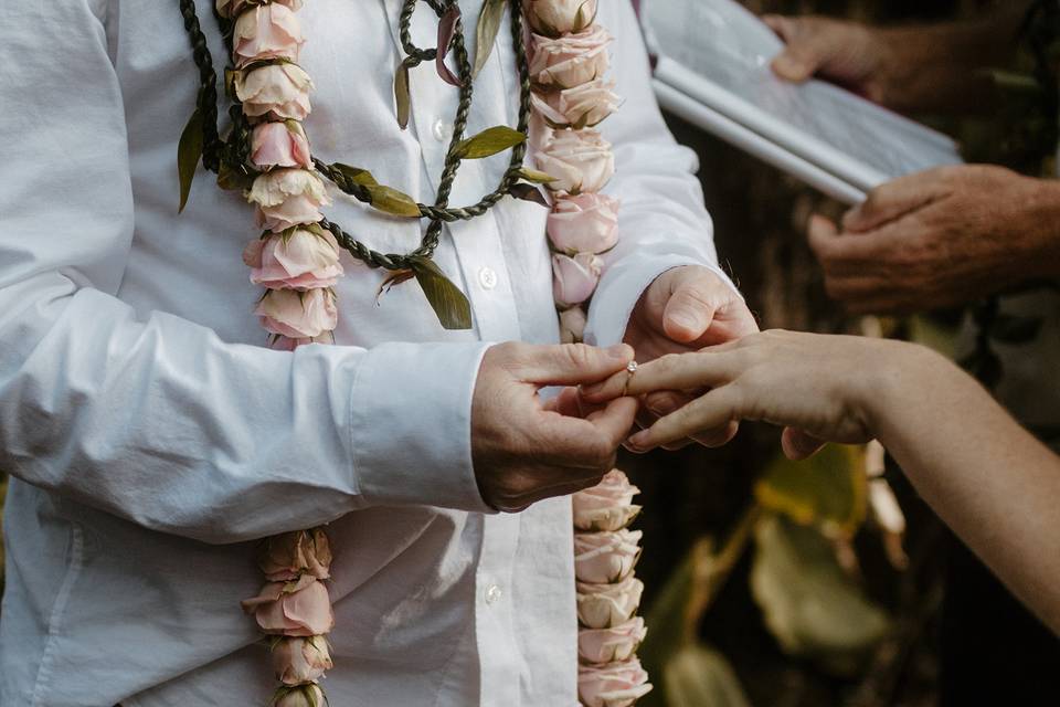 Intimate elopement photography