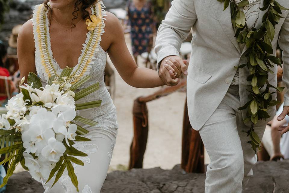 Walking down the aisle