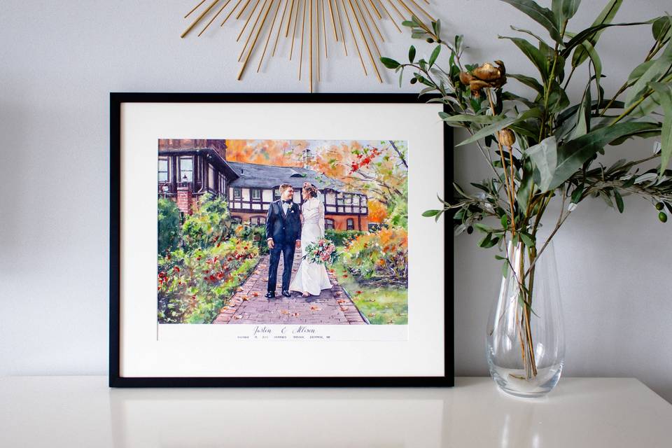 Bride and Groom Portrait