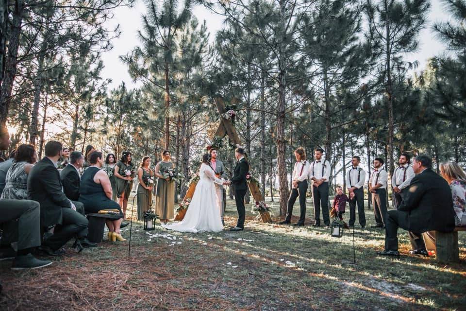 The pines ceremony spot