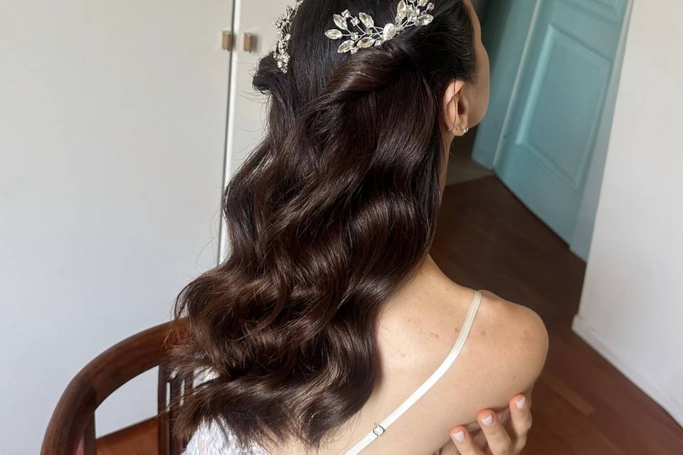 Half up half down