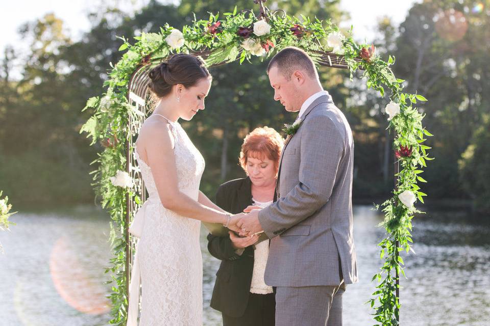 Greenbrier Farms Pond Ceremony