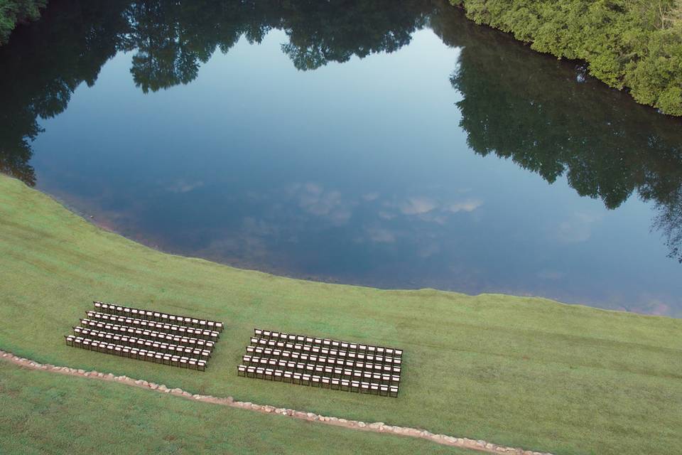 Pond seating