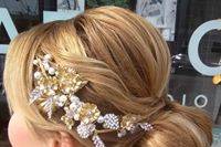 Bridal Updo with accessory