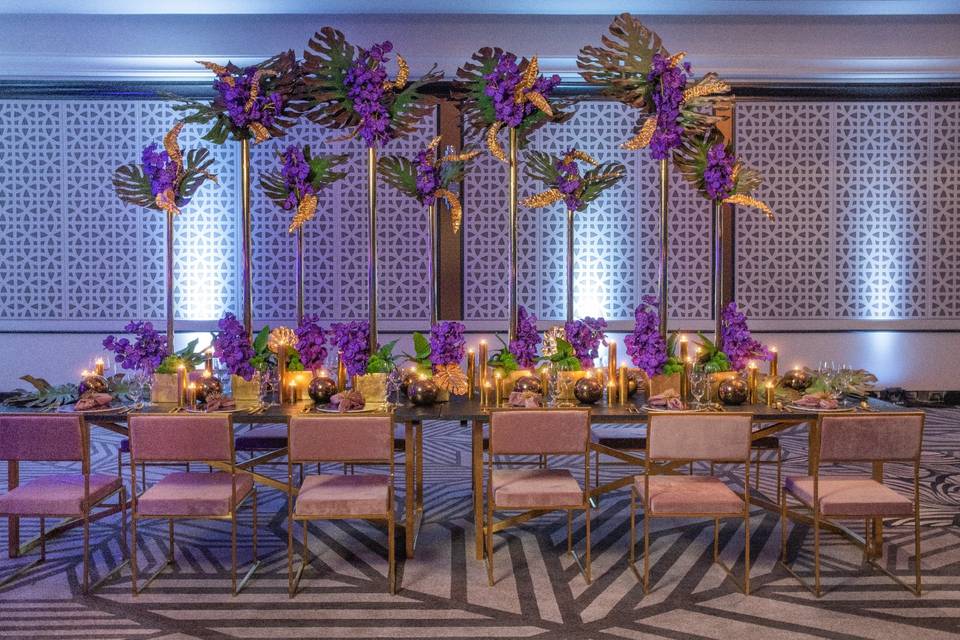 Purple wedding design
