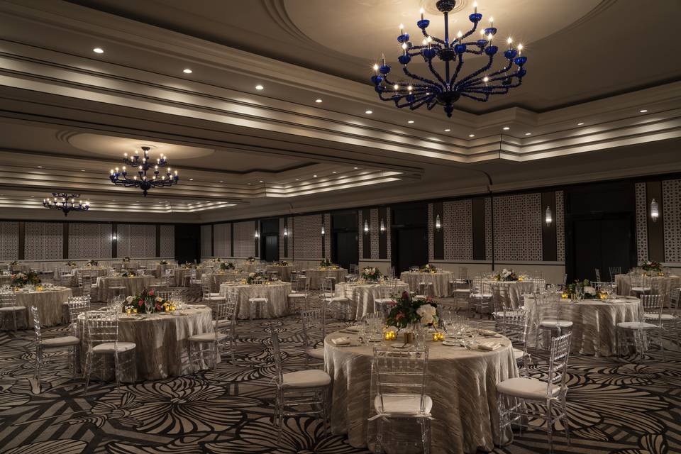 Wedding ballroom at The Ritz-Carlton South Beach