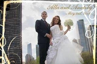 Chicago down town video of wedding day