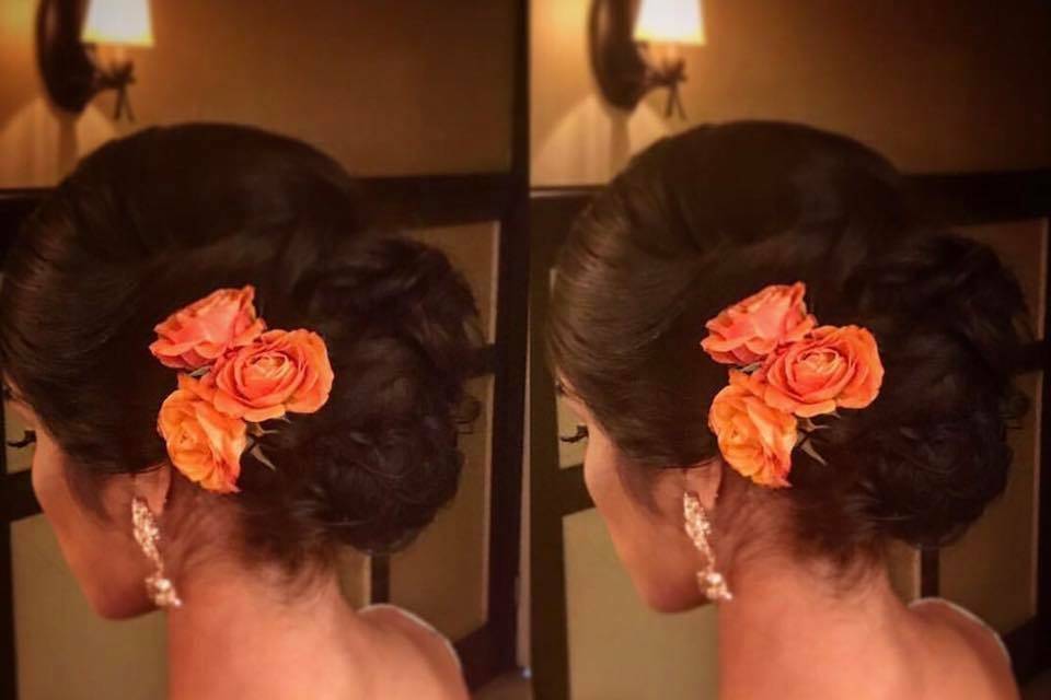 Classic updo