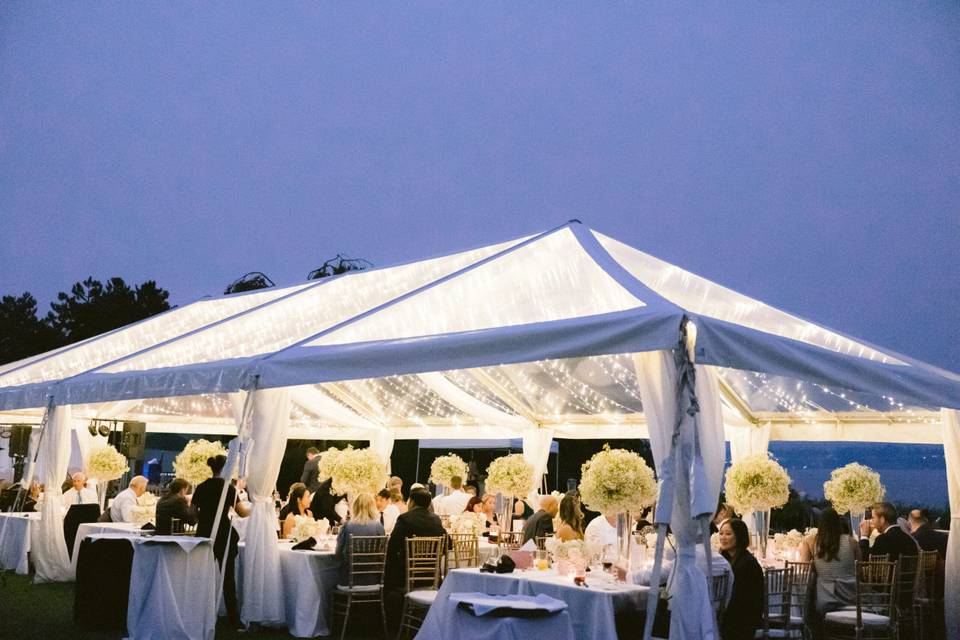 Waterfront Wedding At Dusk