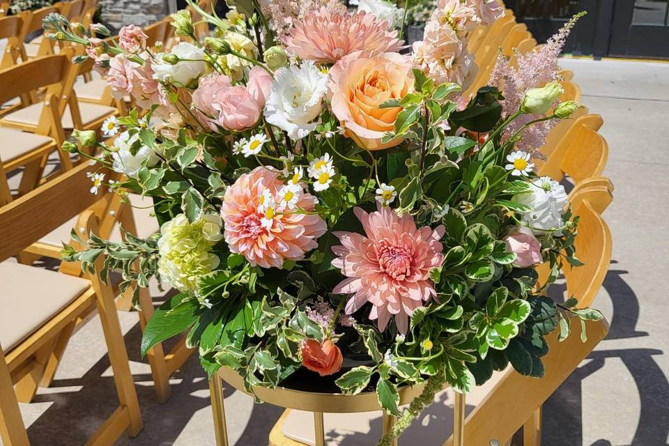 Fireplace florals