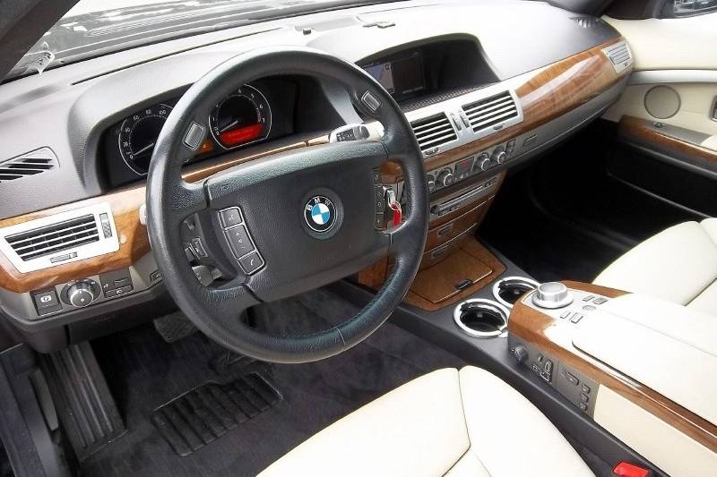 BMW 750li inside