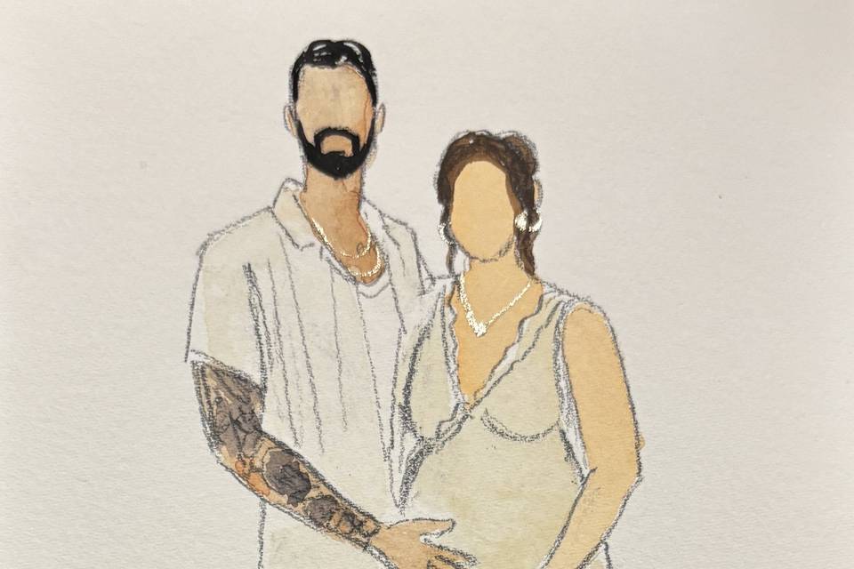 Mom and dad to be!