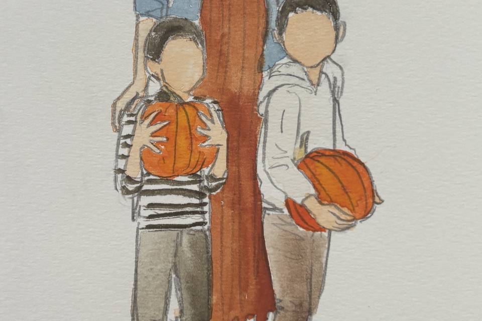 Pumpkin patching!