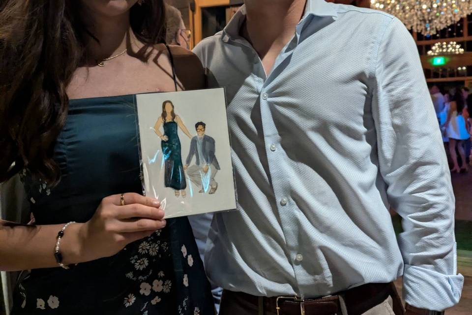 Happy guests