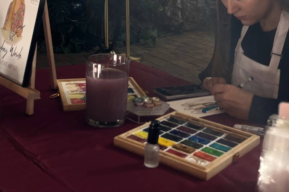 Sydney painting live