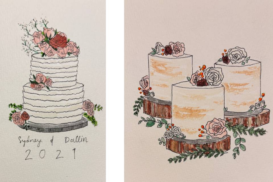3 cakes is better than 1!